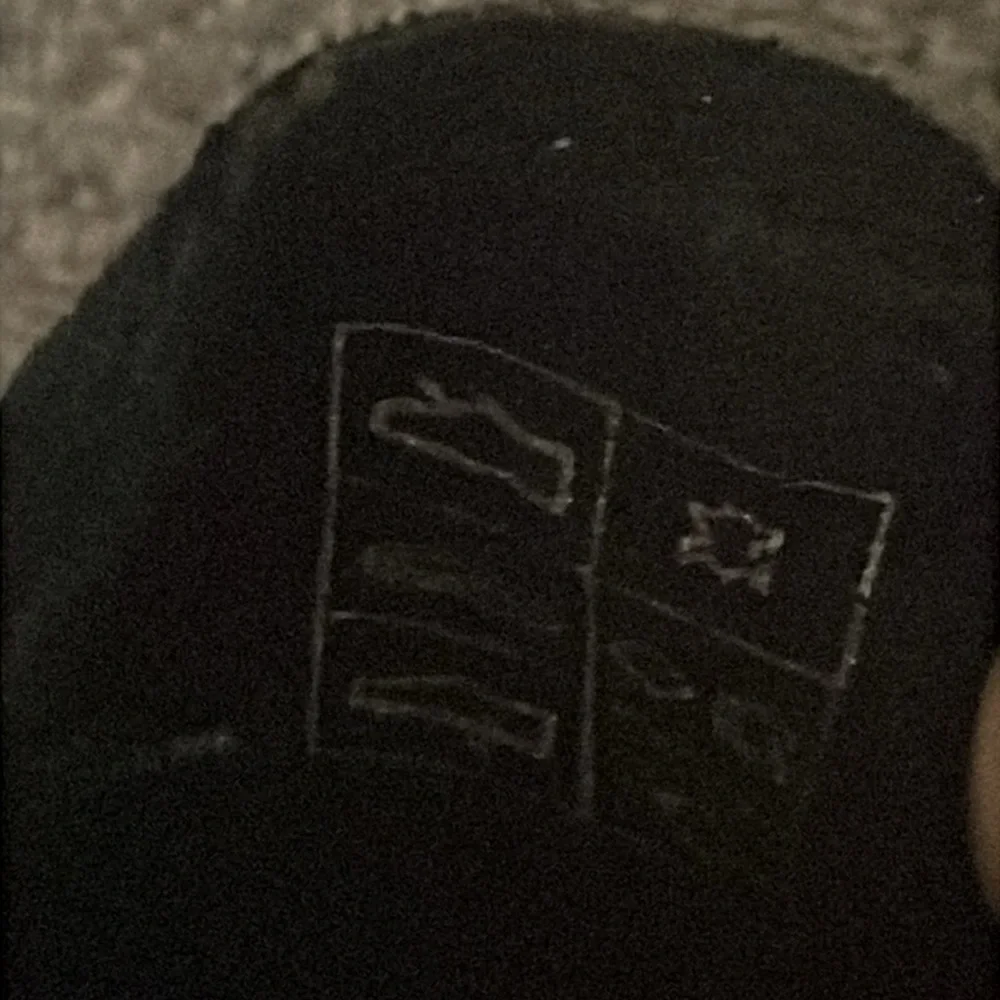 Lands' End Black Suede Wedge Slip-On‎ Shoes